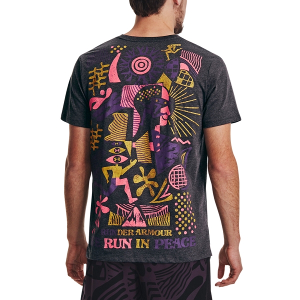 Under Armour We Run In Peace T-Shirt - Black/Reflective
