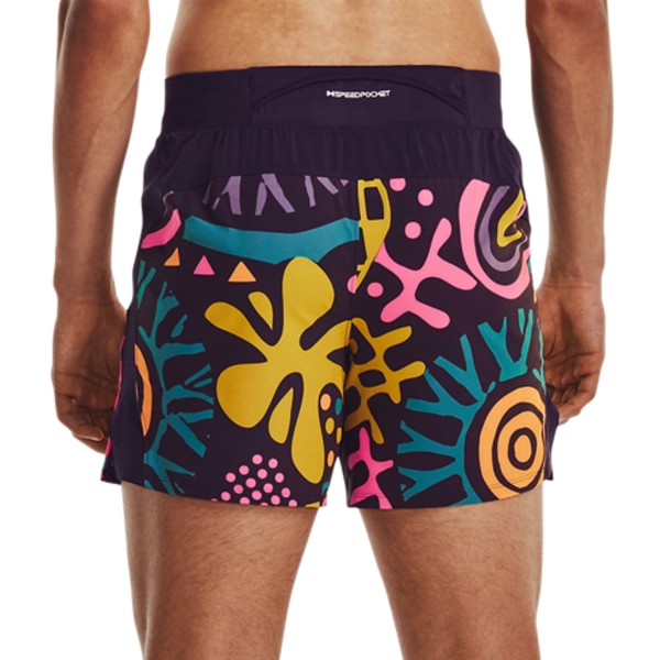 Under Armour We Run In Peace 5in Shorts - Tux Purple