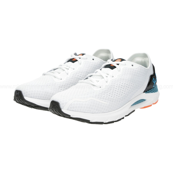 Under Armour HOVR Sonic 6 - White/Black/Blue Surf