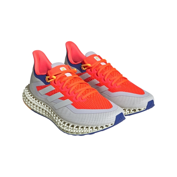 adidas 4DFWD 2 - Solar Red/Cloud White/Silver Dawn
