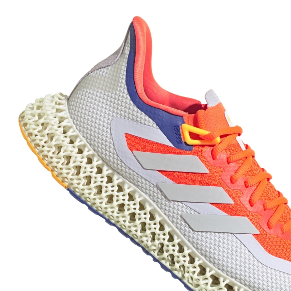 adidas 4DFWD 2 - Solar Red/Cloud White/Silver Dawn