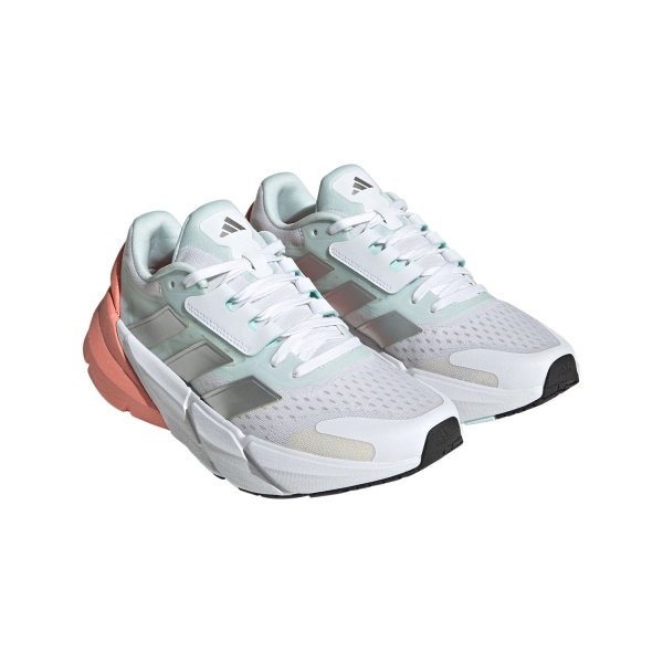 adidas Adistar 2 - Cloud White/Silver Metallic/Coral Fusion