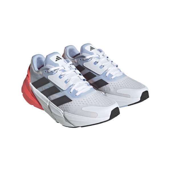 adidas Adistar 2 - Cloud White/Grey Five/Solar Red