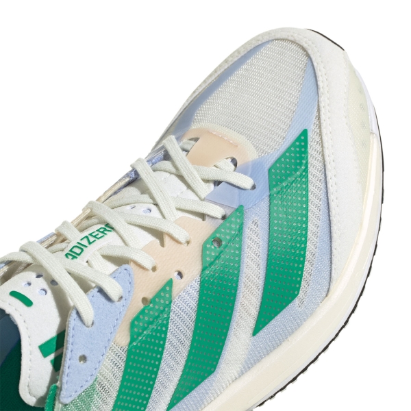 adidas adizero Adios 7 - White Tint/Court Green/Blue Dawn