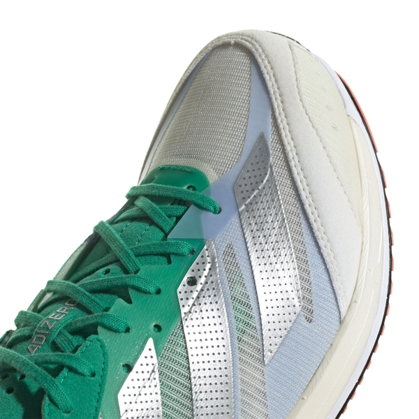 adidas adizero Adios 7 - White Tint/Silver Metallic/Cloud Green