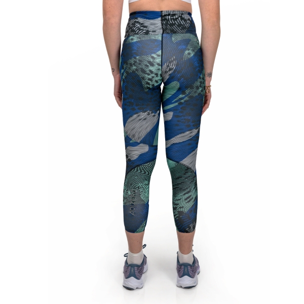 adidas adizero AOP Tights - Black/Lucid Blu