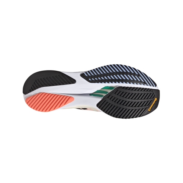 adidas Adizero Boston 11 - White Tint/Court Green/Coral Fusion