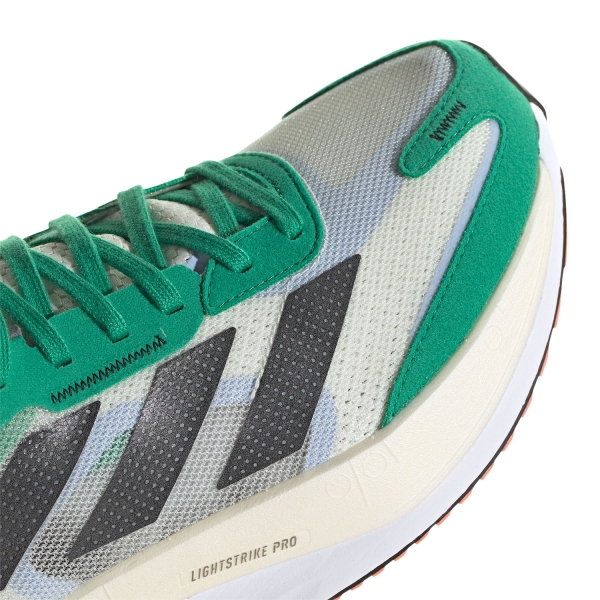 adidas adizero Boston 11 - White Tint/Core Black/Court Green