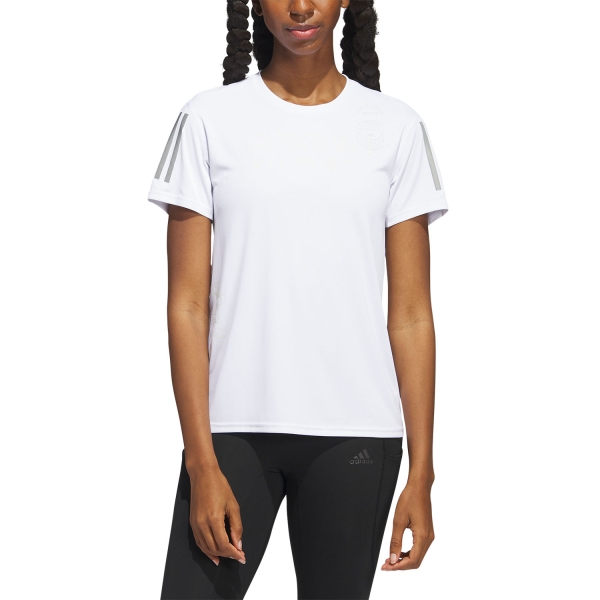 Women's Running T-Shirts adidas Run For The Ocean TShirt  White IC0204