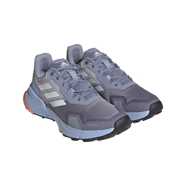 adidas Terrex Soulstride RAIN.RDY - Silver Violet/Cry White/Coral Fusion