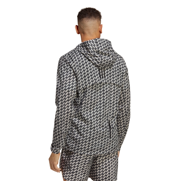 adidas x Marimekko Marathon Jacket - Light Brown/Black/Grey Six