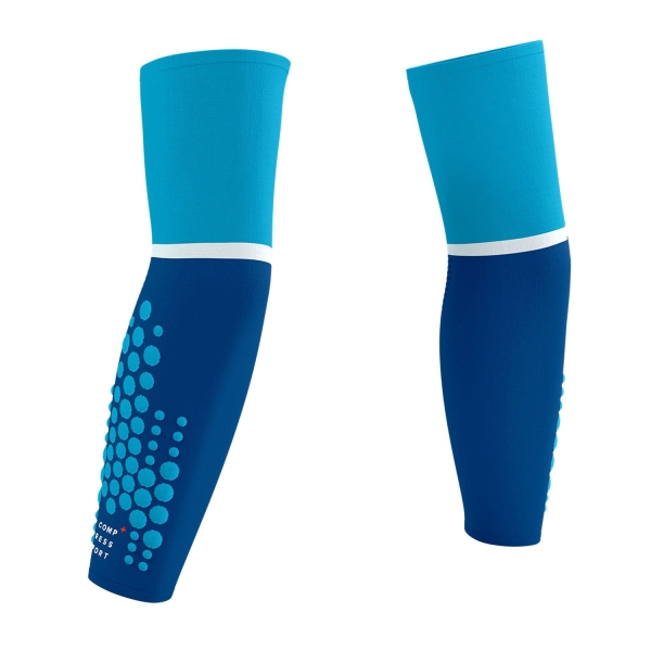 Compression Sleeve Compressport Armforce Ultralight Compression Sleeves  Estate Blue/Hawaiian Ocean SU00008B547
