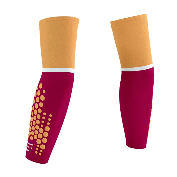 Compression Sleeve Compressport Armforce Ultralight Compression Sleeves  Persian Red/Blazing Orange SU00008B313