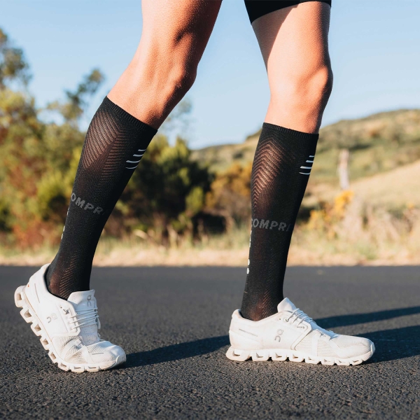 Compressport Full Oxygen Running Socks - Black