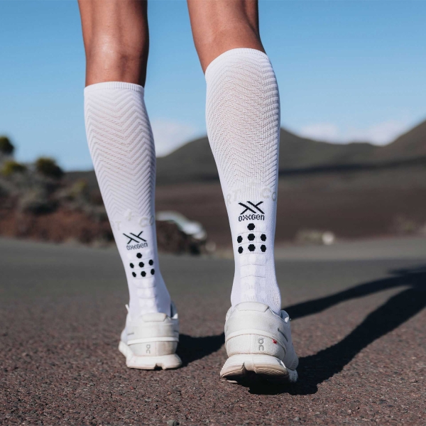 Compressport Full Oxygen Socks - White