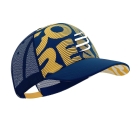 Compressport Trucker Cappello - Estate Blue/Citrus