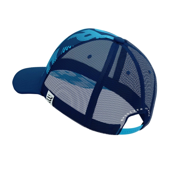 Compressport Trucker Gorra - Estate Blue/Hawaiian Ocean