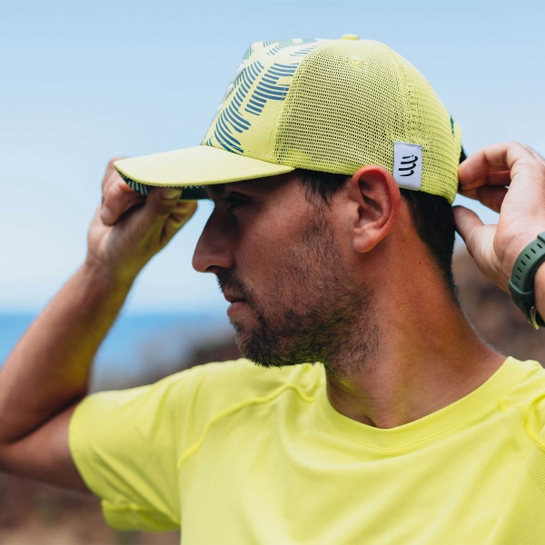 Compressport Trucker Cap - Evening Primrose/Estate Blue