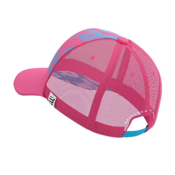 Compressport Trucker Cap - Hot Pink/Hawaiian Ocean
