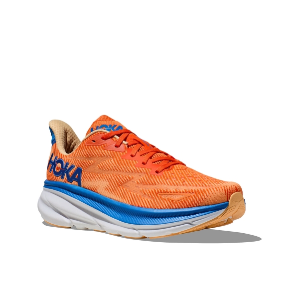 Hoka Clifton 9 Wide - Vibrant Orange/Impala