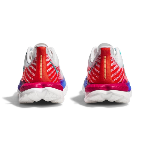Hoka Mach 5 Wide - White/Flame