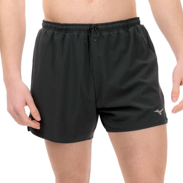 Men's Running Shorts Mizuno Aero Drylite 4.5in Shorts  Black J2GBA00209