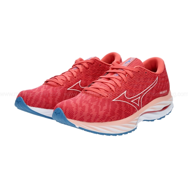 Mizuno Wave Rider 26 - Spiced Coral/Vaporous Gray/French Blue