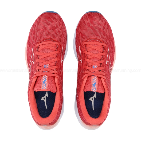 Mizuno Wave Rider 26 - Spiced Coral/Vaporous Gray/French Blue