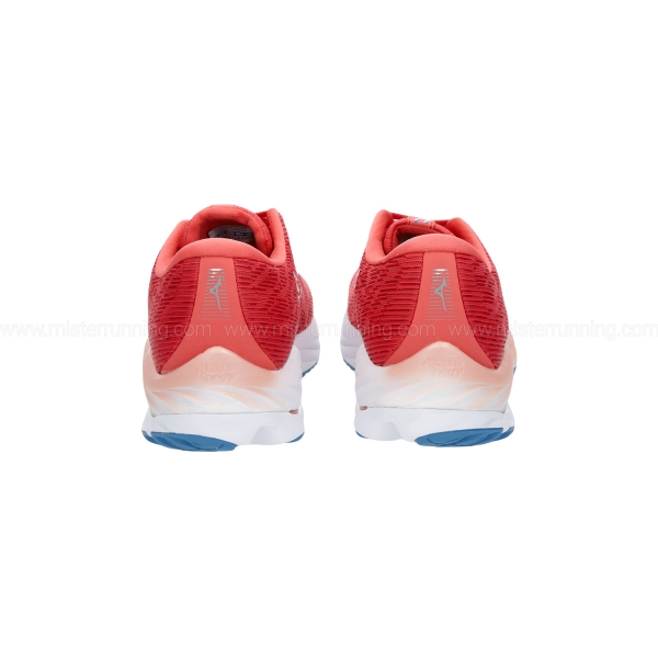 Mizuno Wave Rider 26 - Spiced Coral/Vaporous Gray/French Blue