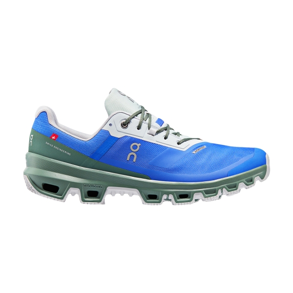 Men's Trail Running Shoes On Cloudventure Waterproof  Cobalt Ivy 32.98266