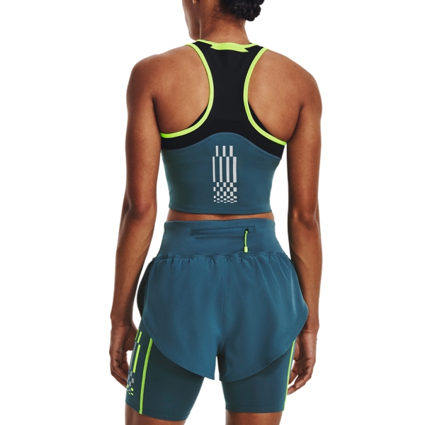 Under Armour Anywhere Top - Static Blue/Lime Surge