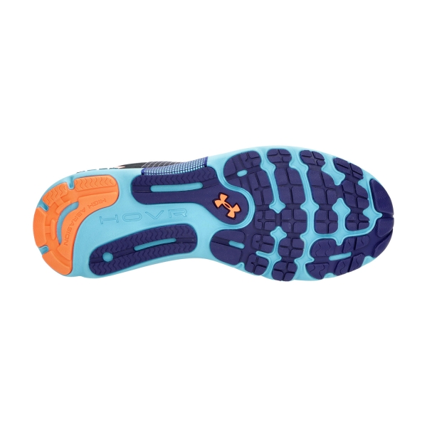 Under Armour HOVR Infinite 4 - Black/Blue Surf/Orange Blast