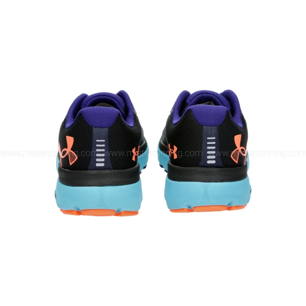 Under Armour HOVR Infinite 4 - Black/Blue Surf/Orange Blast