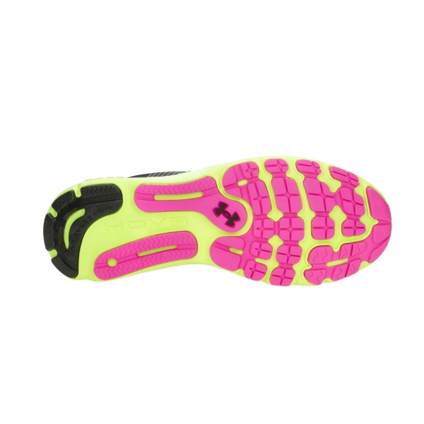 Under Armour HOVR Infinite 4 - Black/Lime Surge/Rebel Pink