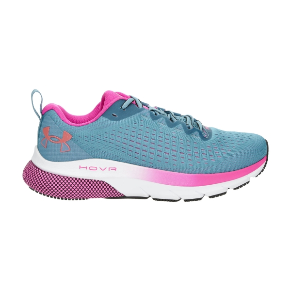 Zapatillas Running Neutras Mujer Under Armour HOVR Turbulence  Still Water/Rebel Pink 30254250401