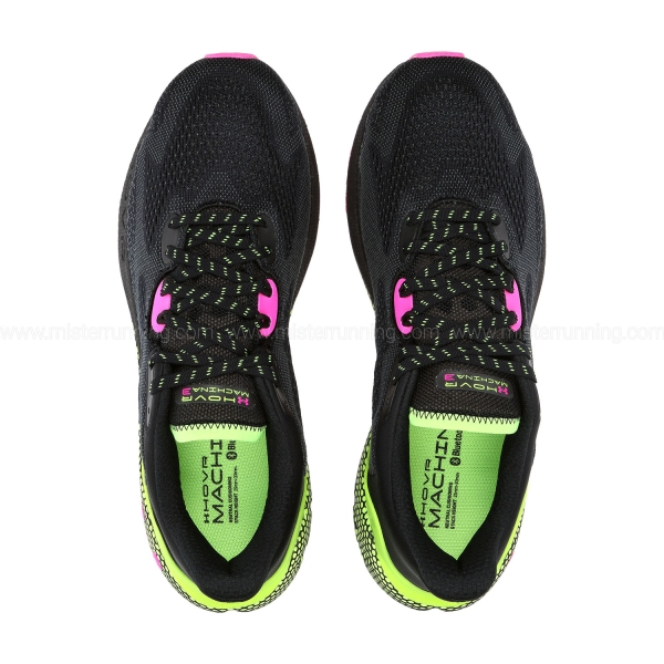 Under Armour HOVR Machina 3 - Black/Lime Surge/Rebel Pink