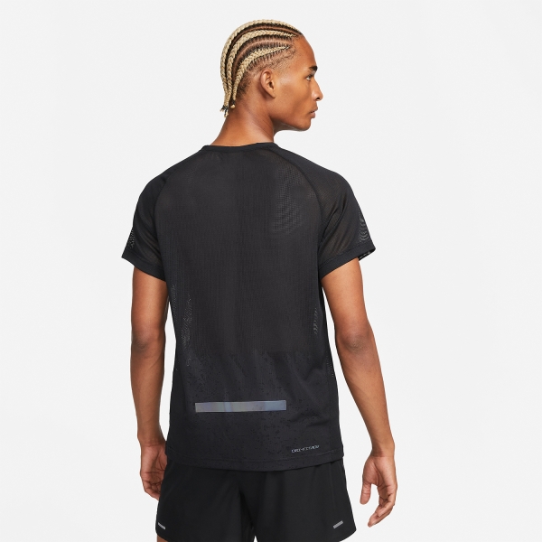 Nike Dri-FIT ADV Division TechKnit T-Shirt - Black/Reflective Black