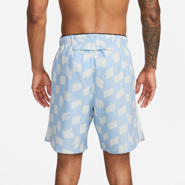 Nike Dri-FIT Challenger Graphic 7in Pantaloncini - Cobalt Bliss/Reflective Silver