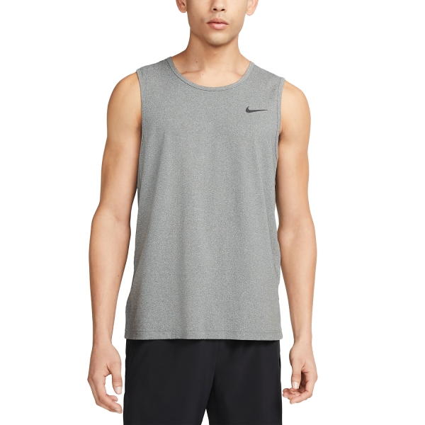 Men's Training Tank Nike DriFIT Hyverse Tank  Smoke Grey/Heather/Black DV9841097