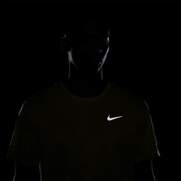 Nike Dri-FIT Miler Breathe Maglietta - Bright Cactus/Reflective Silver