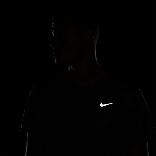 Nike Dri-FIT Miler Breathe Maglietta - Smoke Grey/Reflective Silver