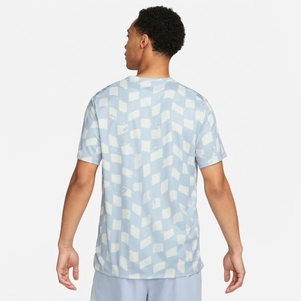 Nike Dri-FIT Division Miler Graphic T-Shirt - Cobalt Bliss/Reflective Silver