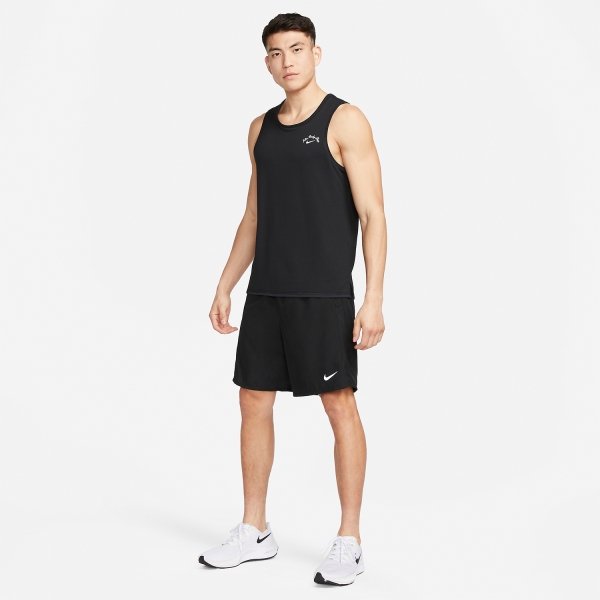 Nike Dri-FIT Miler Top - Black/Summit White