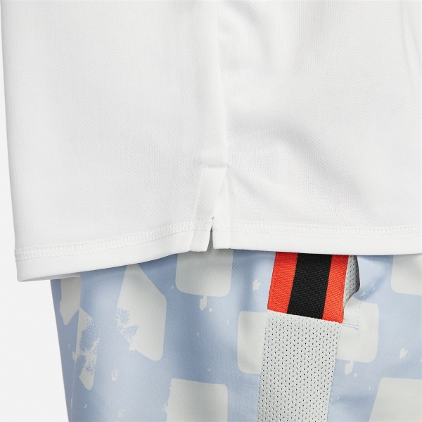 Nike Dri-FIT Miler Canotta - Summit White/Picante Red
