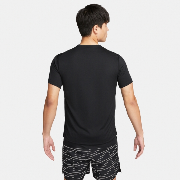 Nike Dri-FIT Run Division Miler T-Shirt - Black/Reflective Silver