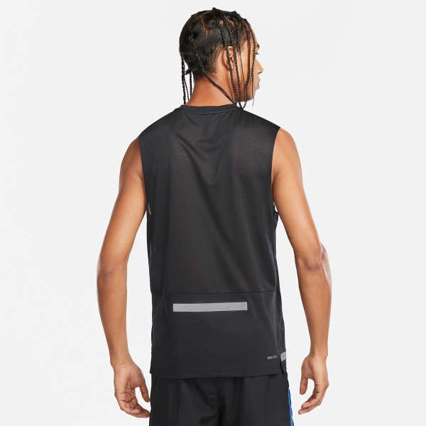 Nike Dri-FIT Run Division Rise 365 Tank - Black/Reflective Silver