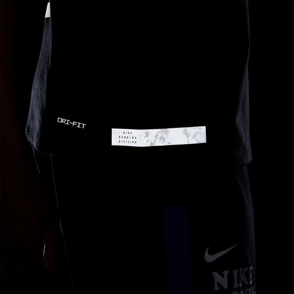 Nike Dri-FIT Run Division Rise 365 Tank - Black/Reflective Silver