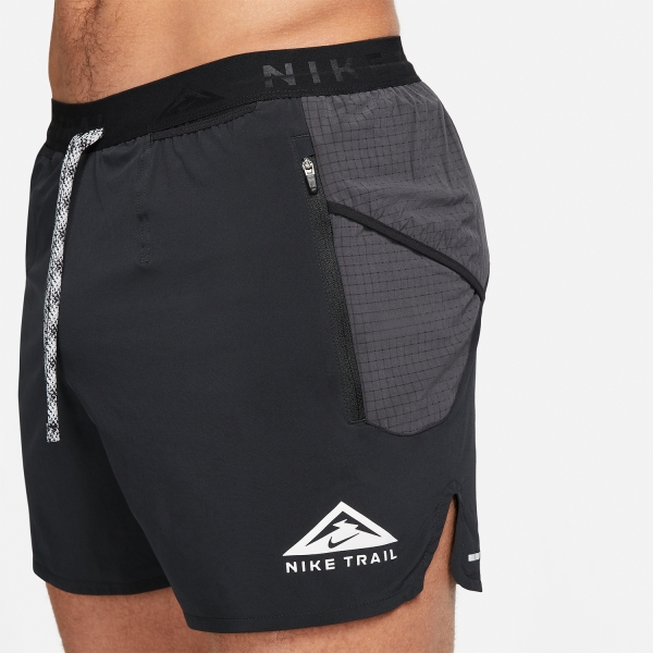 Nike Dri-FIT Second Sunrise 5in Shorts - Black/Dark Smoke Grey/White