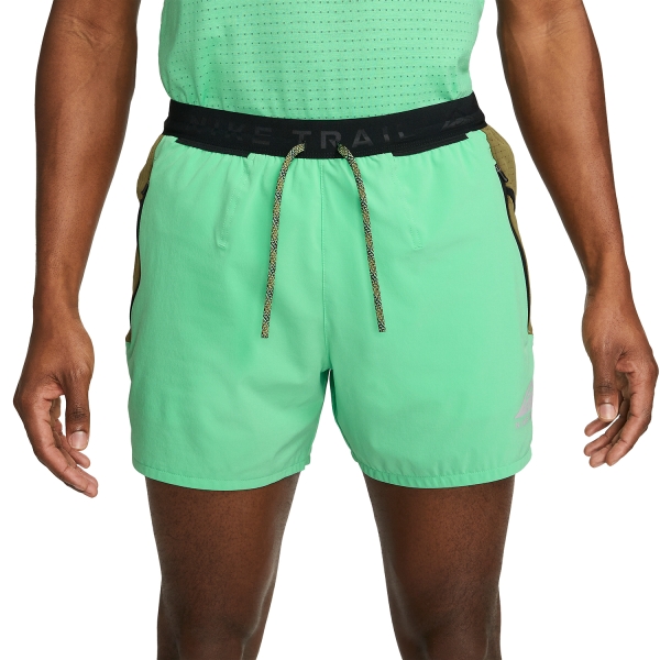 Men's Running Shorts Nike DriFIT Second Sunrise 5in Shorts  Spring Green/Olive Flak/White DV9311363