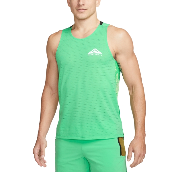 Top Running Hombre Nike Trail Solar Chase Top  Spring Green/White DX0857363